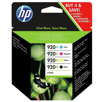 Afbeelding vergroten HP 920 XL 4-Pack