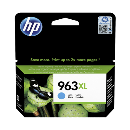 Afbeelding vergroten HP 963XL Cyaan ± 1600 pagia's