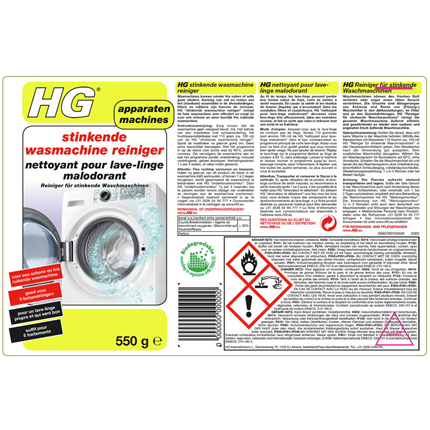 Afbeelding vergroten HG Stinkende Wasmachine Reiniger