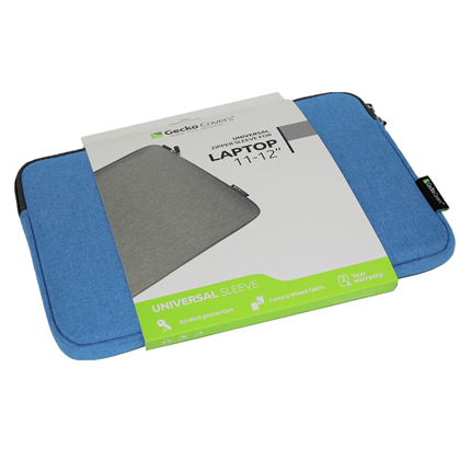 Afbeelding vergroten Gecko Laptop Sleeve Universeel Blauw 11 inch