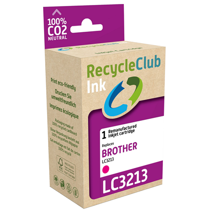 Afbeelding vergroten weCare Cartridge compatible met Brother LC-3213 Rood ± 500 Pagina's