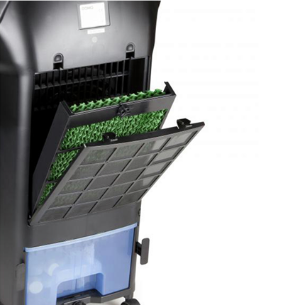 Afbeelding vergroten Domo aircooler ventilator DO152A met timer en afstandsbediening
