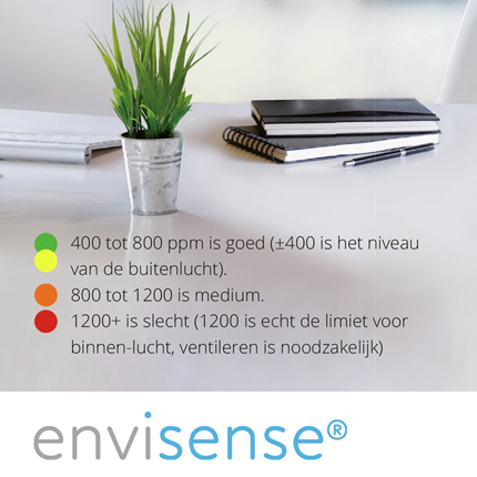 Afbeelding vergroten Envisense CO2 koolstofdioxide monitor