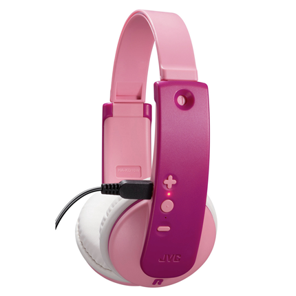 Afbeelding vergroten JVC Draadloze Hoofdtelefoon over-ear Kids Roze HA-KD10W-P-E