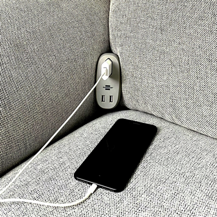 Afbeelding vergroten Brennenstuhl Bank TCD Enkelvoudig +2x USB Zwart