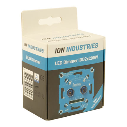 Afbeelding vergroten ION IDD 2x200W LED Dimmer 0 - 200 Watt
