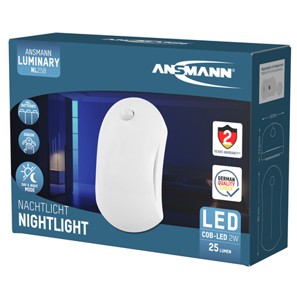Ansmann Nachtlamp met schemer/bewegingssensor 25W