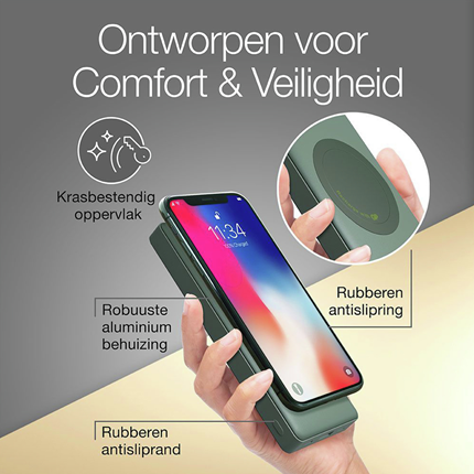 Afbeelding vergroten GP Powerbank 10.000 mAh Qi 10A 18W