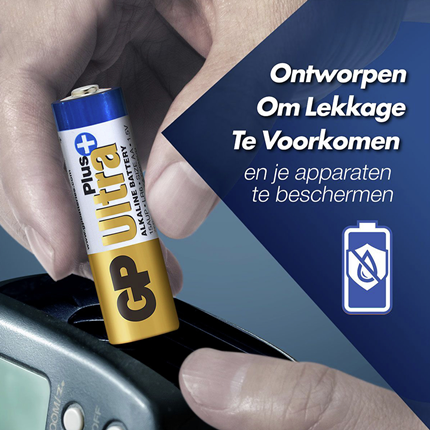 Afbeelding vergroten GP AA Ultra+ Alkaline batterijen 2 stuks