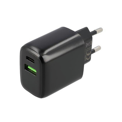 Afbeelding vergroten MustHavz USB Thuislader 20W + Power Delivery Zwart