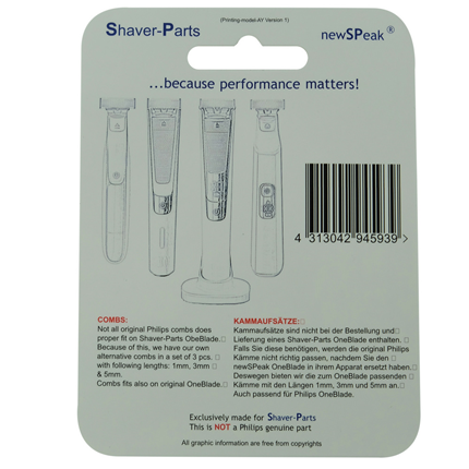 Afbeelding vergroten Shaver Parts Kamset OneBlade