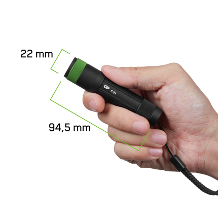 Afbeelding vergroten GP LED Zaklamp Discovery C31X 100Lm