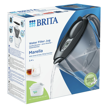 Brita Waterfilterkan Marella Cool 2,4L Graphite