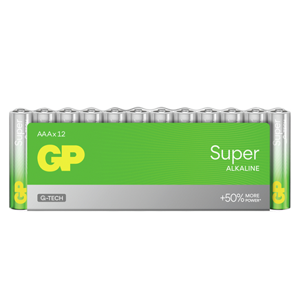 GP Super Alkaline AAA 12 Stuks