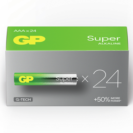 GP Super Alkaline AAA 24 Stuks