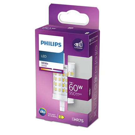 Afbeelding vergroten Philips LED 60W R7S Dimbaar