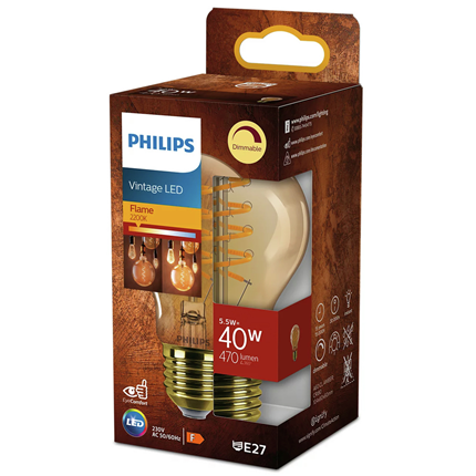 Afbeelding vergroten Phillips LED A60 Dim E27 40 W