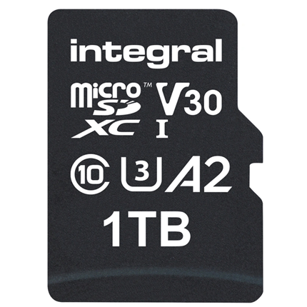 Afbeelding vergroten Integral micro sd kaart 1TB SDXC V30