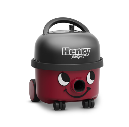 Afbeelding vergroten Numatic Stofzuiger Henry Parquet HVR-169 Bordeauxrood Met Parketborstel