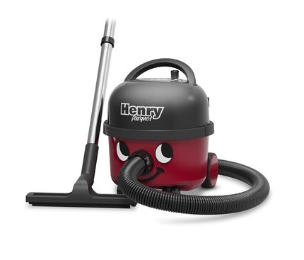 Afbeelding vergroten Numatic Stofzuiger Henry Parquet HVR-169 Bordeauxrood Met Parketborstel