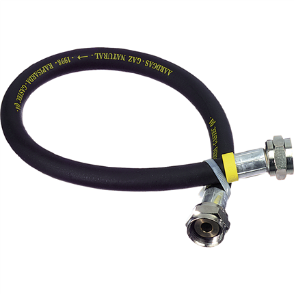 Afbeelding vergroten Scanpart Gasslang 60 cm rubber