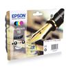 Epson T1626 Multipack ± 165 pagina's (kleur), ± 175 pagina's (zwart)