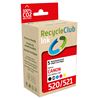 RecycleClub Cartridge compatible met Canon PGI-520/CLI-521 Multipack
