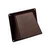 Nedco Uitblaasklep Muurrooster 100mm bruin