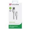 Cellular Line Laad+Datakabel USB(M) - USB-C(M) 120 cm