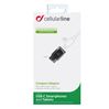 Cellular Line Adapterblok USB-C(M) - Micro USB(F)