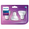 Philips LED lamp GU10 3,5W 250Lm reflector wit 3 stuks