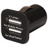 Grixx Autolader 2x USB Zwart