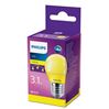 Philips LED Lamp E27 3,1W Mat Geel
