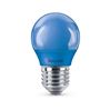Philips LED Lamp E27 3,1W Mat Blauw