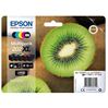 Epson Cartridge Multipack 202 XL Zwart + Kleur ± 550 pagina's (zwart), ± 650 pagina's (kleur), ± 800 pagina's (foto zwart)
