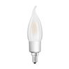 Osram ledlamp E14 4,5W Classic BA filament dim mat