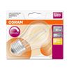Osram ledlamp E27 4,5W Classic P filament dim helder