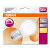 Osram ledlamp E27 4,5W Classic P filament dim mat