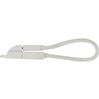 Keymate Sleutelhanger met Lightning laad+datakabel 15cm wit