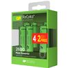 GP ReCyko+ AA 2600mAh 4 + 2 stuks Oplaadbare NiMH Batterij