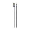 Grixx laad+datakabel Apple lightning 1m nylon space grey