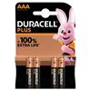 Duracell Alkaline Plus AAA 4 Stuks