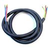 Whirlpool aansluitkabel 3x 6,00mm 1,45m 481281729071, 484010678187 zwart
