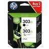 HP cartridge 303XL zwart + kleur