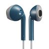JVC hoofdtelefoon in-ear + microfoon blauw-grijs HA-F19M
