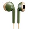 JVC hoofdtelefoon in-ear + microfoon groen-beige HA-F19M