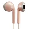 JVC hoofdtelefoon in-ear + microfoon roze-grijs HA-F19M