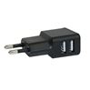 Grab ’n Go Thuislader 2 x USB Zwart 2 Meter