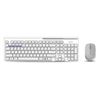 Rapoo 9100M draadloze muis en toetsenbord wit