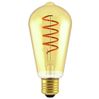 GP LED lamp E27 5W 250Lm ST64 vintage gold 085256
